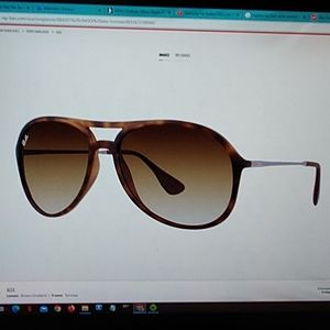 Ray Ban "Alex" sunglasses Tortoise\Gunmetal (brown gradient)
